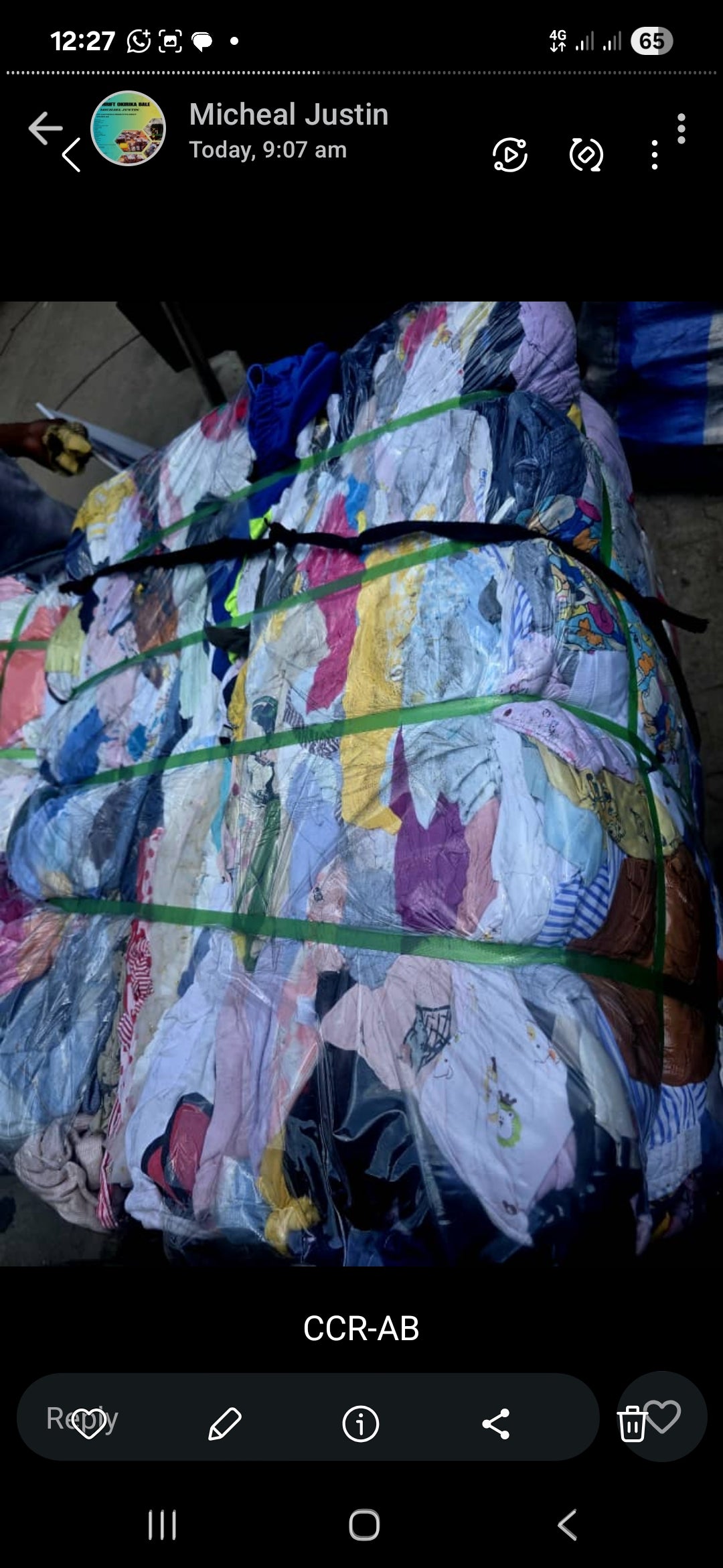 China children Bale/Sack. — 100kg (Grade A).