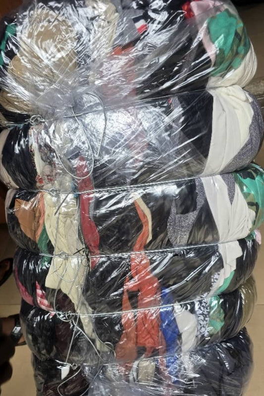 China Palazzo,jumpsuit, cotton/silk nighty, mix trousers Bale— 100kg (Grade A).